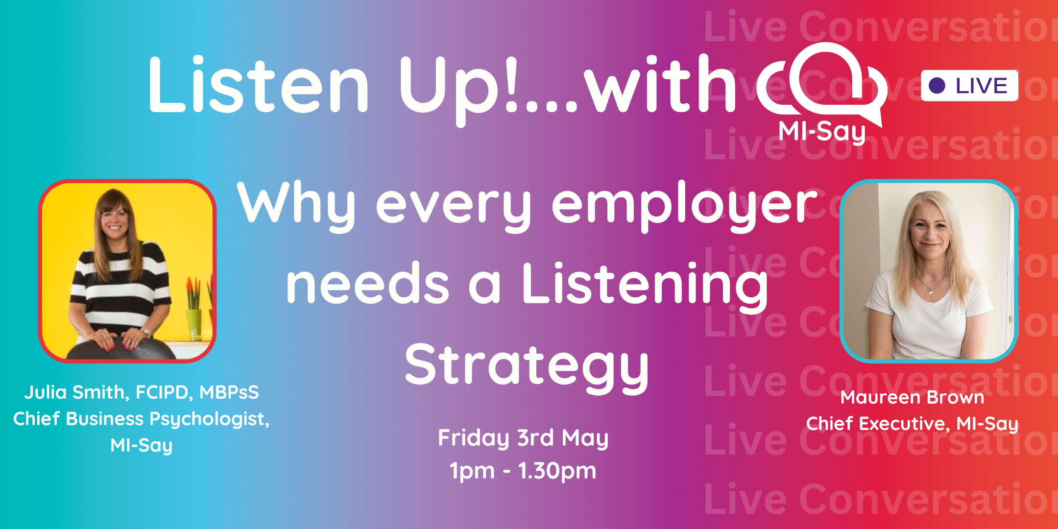 Listen Up! Why every employer needs a listening strategy event cover photo