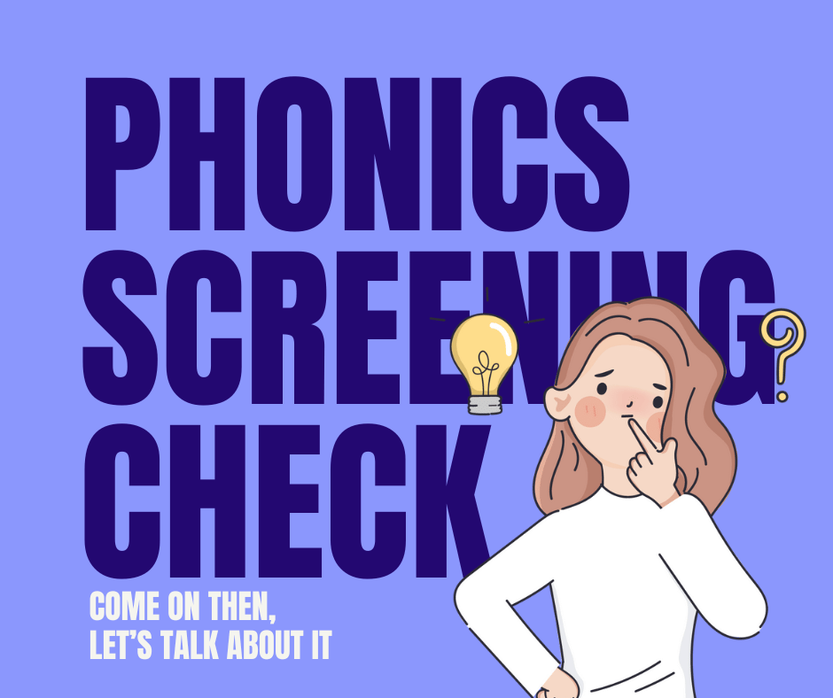 Phonics Screening Check (Come on then, let's talk about it) event cover photo