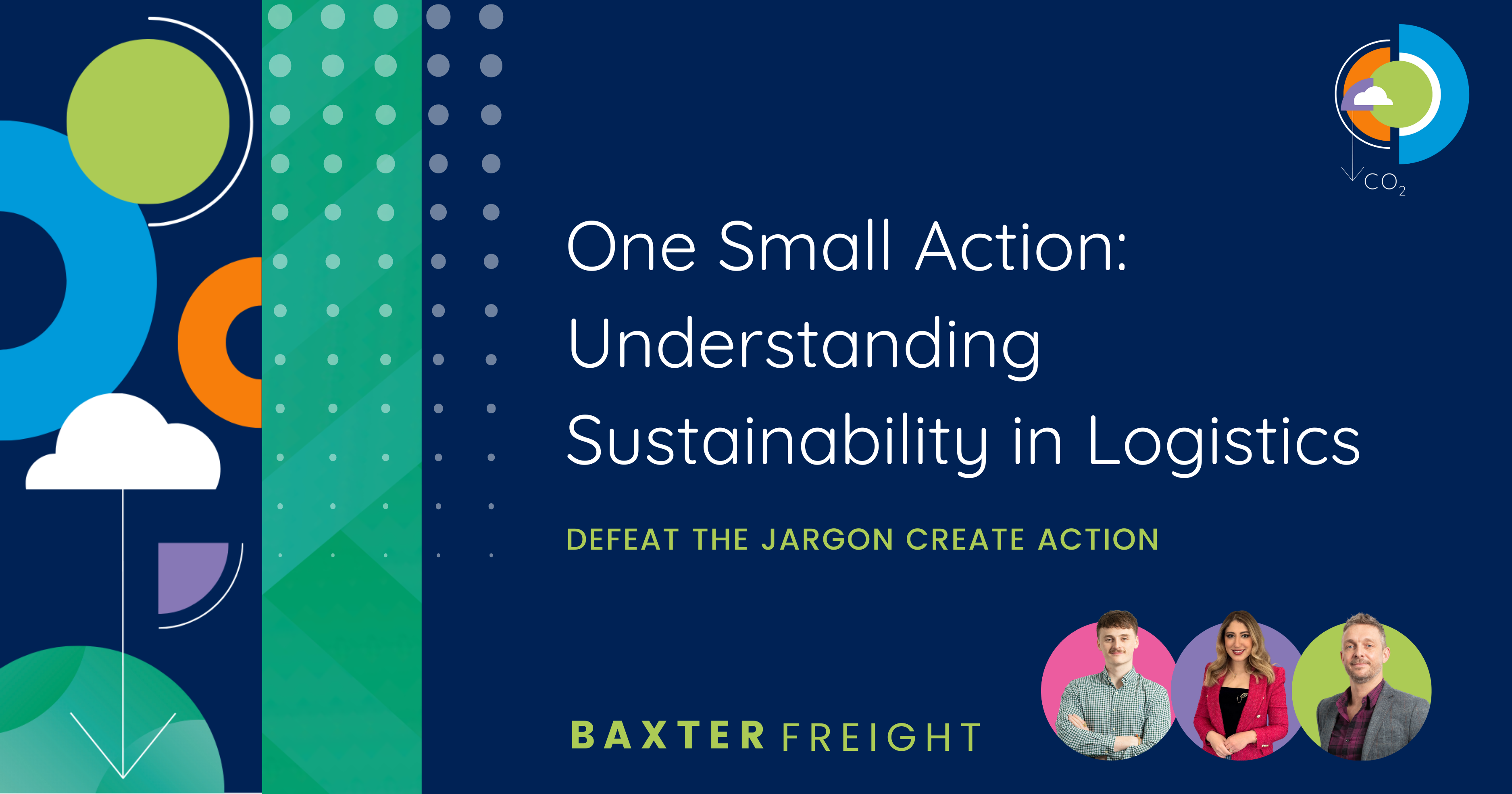 INTERNAL - One Small Action: Understanding Sustainability in Logistics​ event cover photo