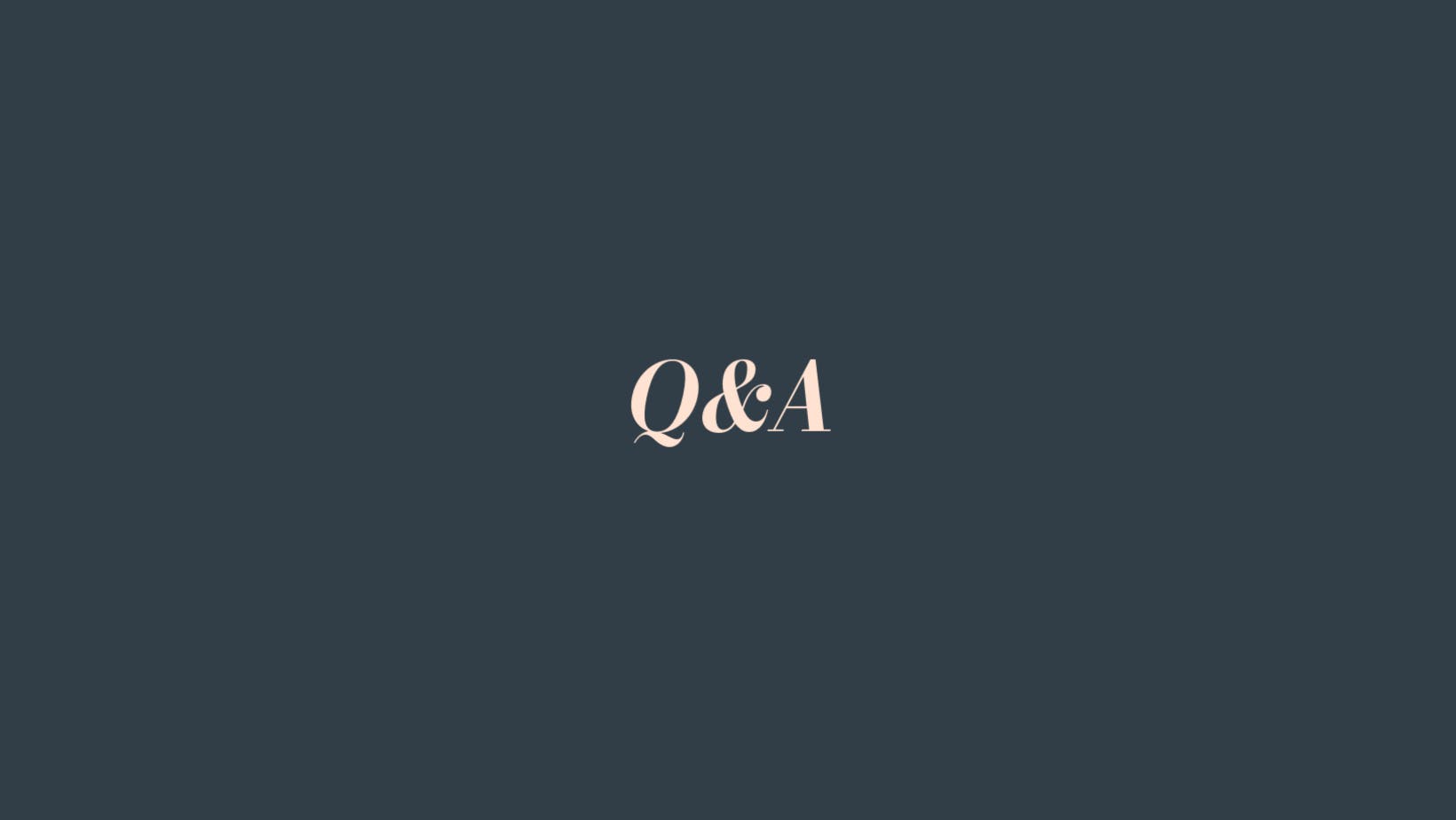 Replay: Q&A | Tuesday, April 23rd event cover photo