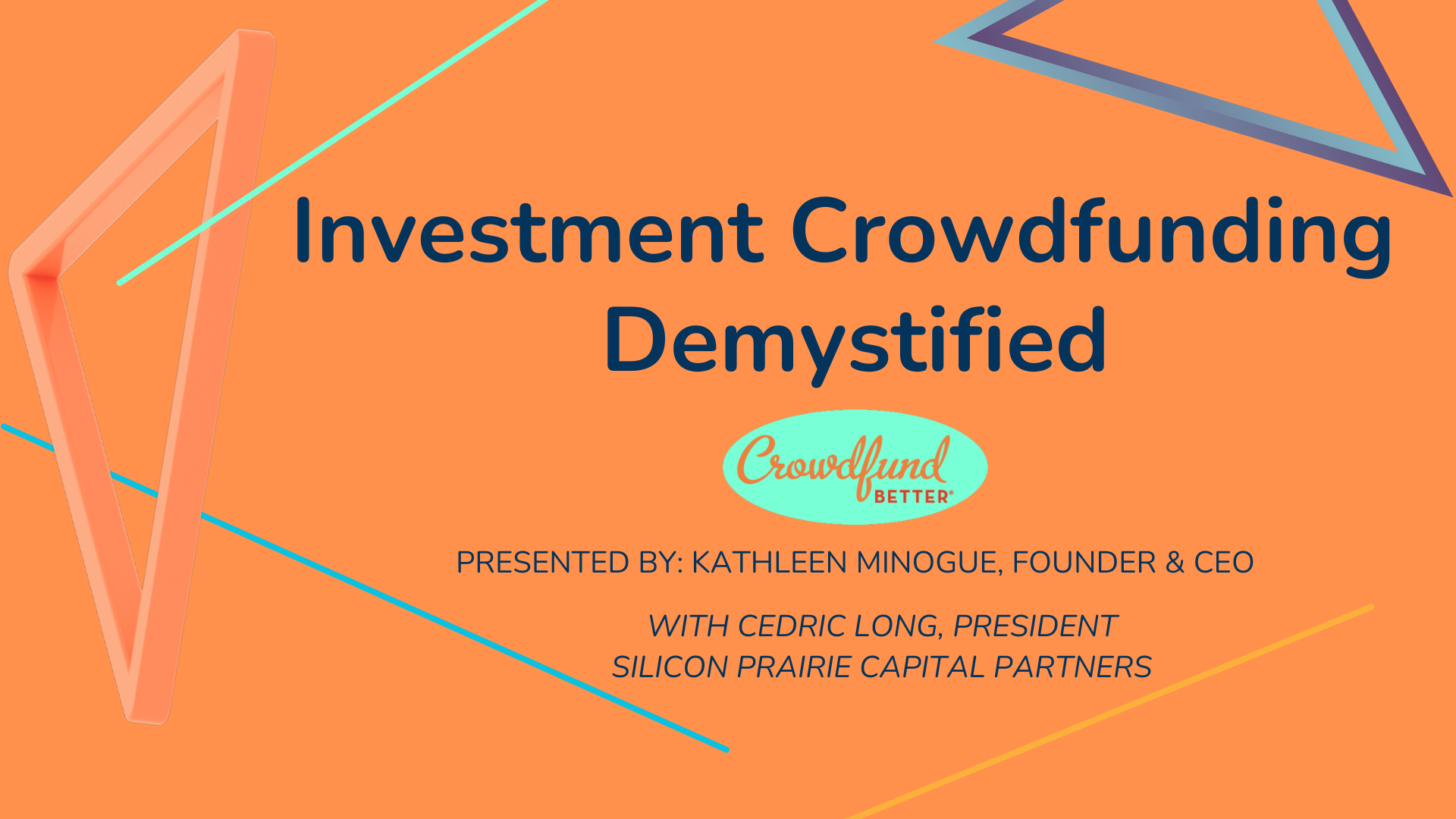 Investment Crowdfunding Demystified event cover photo