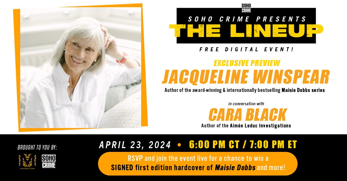 The Lineup from Soho: Jacqueline Winspear event cover photo