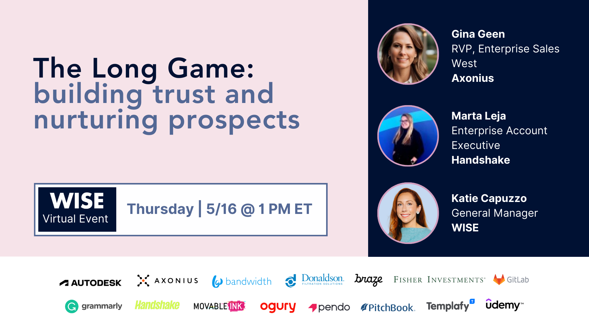 The Long Game: building trust and nurturing prospects event cover photo