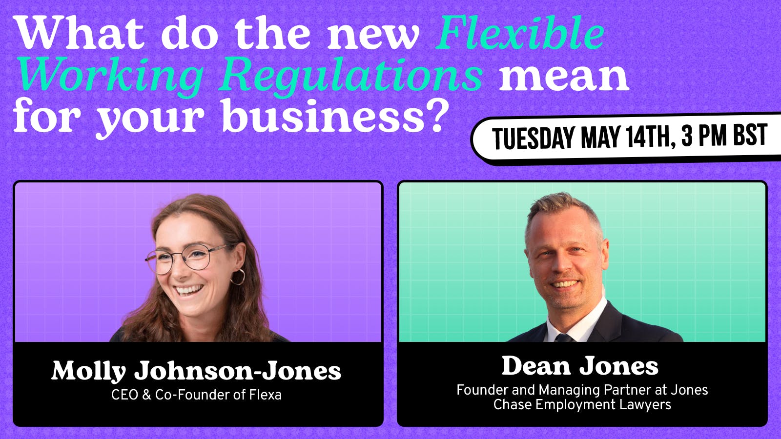 What do the new Flexible Working Regulations mean for your business? event cover photo
