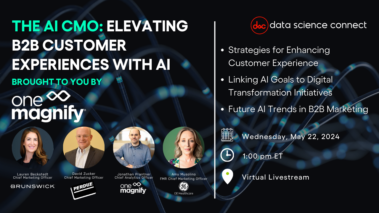 The AI CMO: Elevating B2B Customer Experiences with AI event cover photo