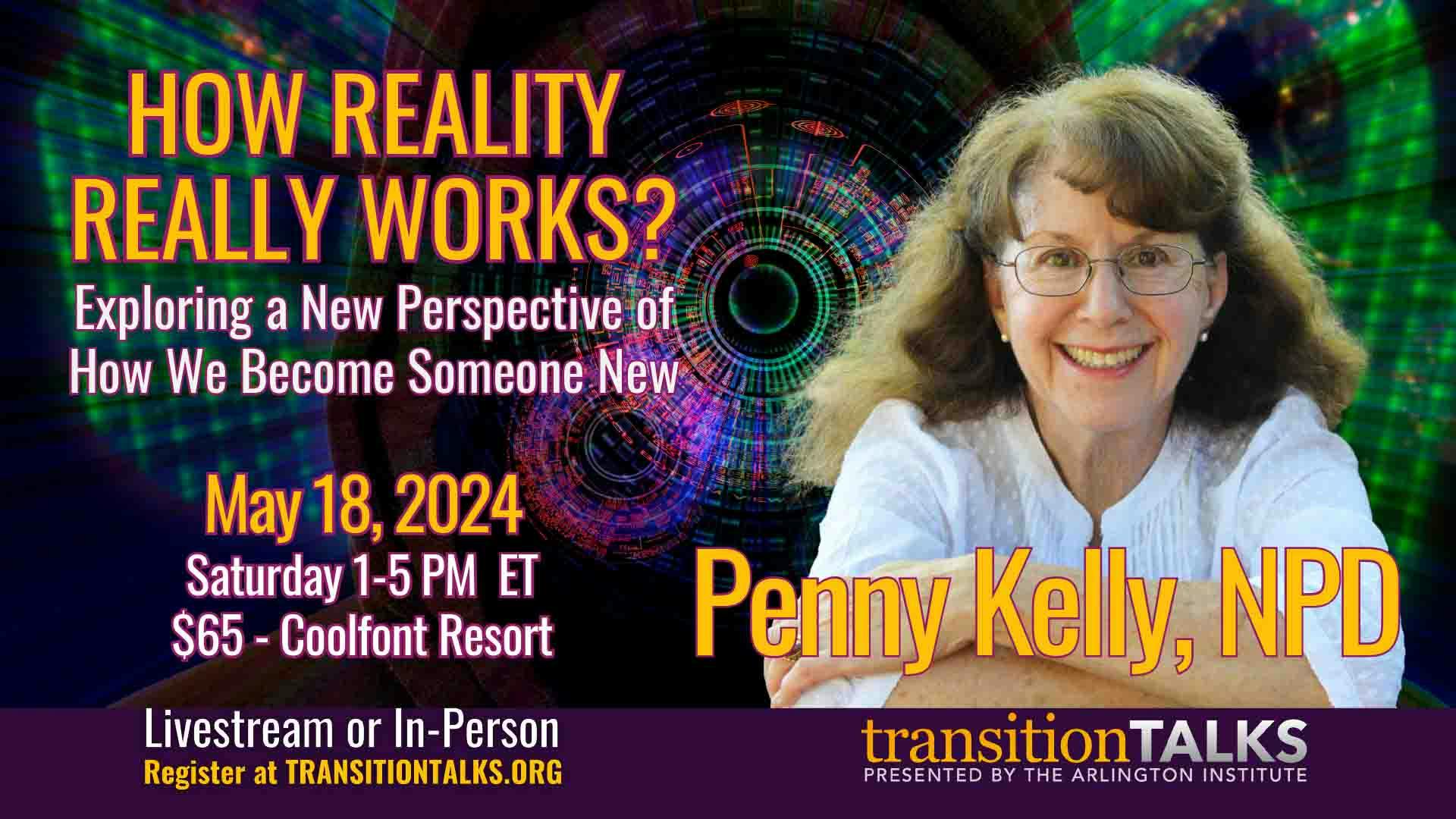Penny Kelly, How Reality Really Works event cover photo