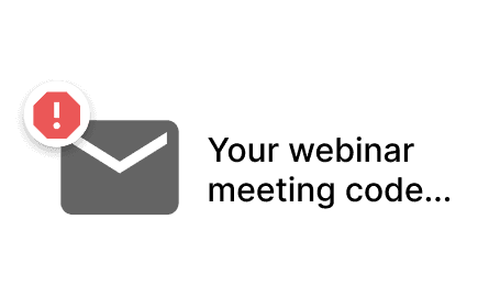 Email with event code