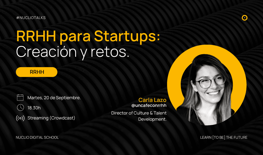 RRHH para Startups: Creación y retos. - crowdcast