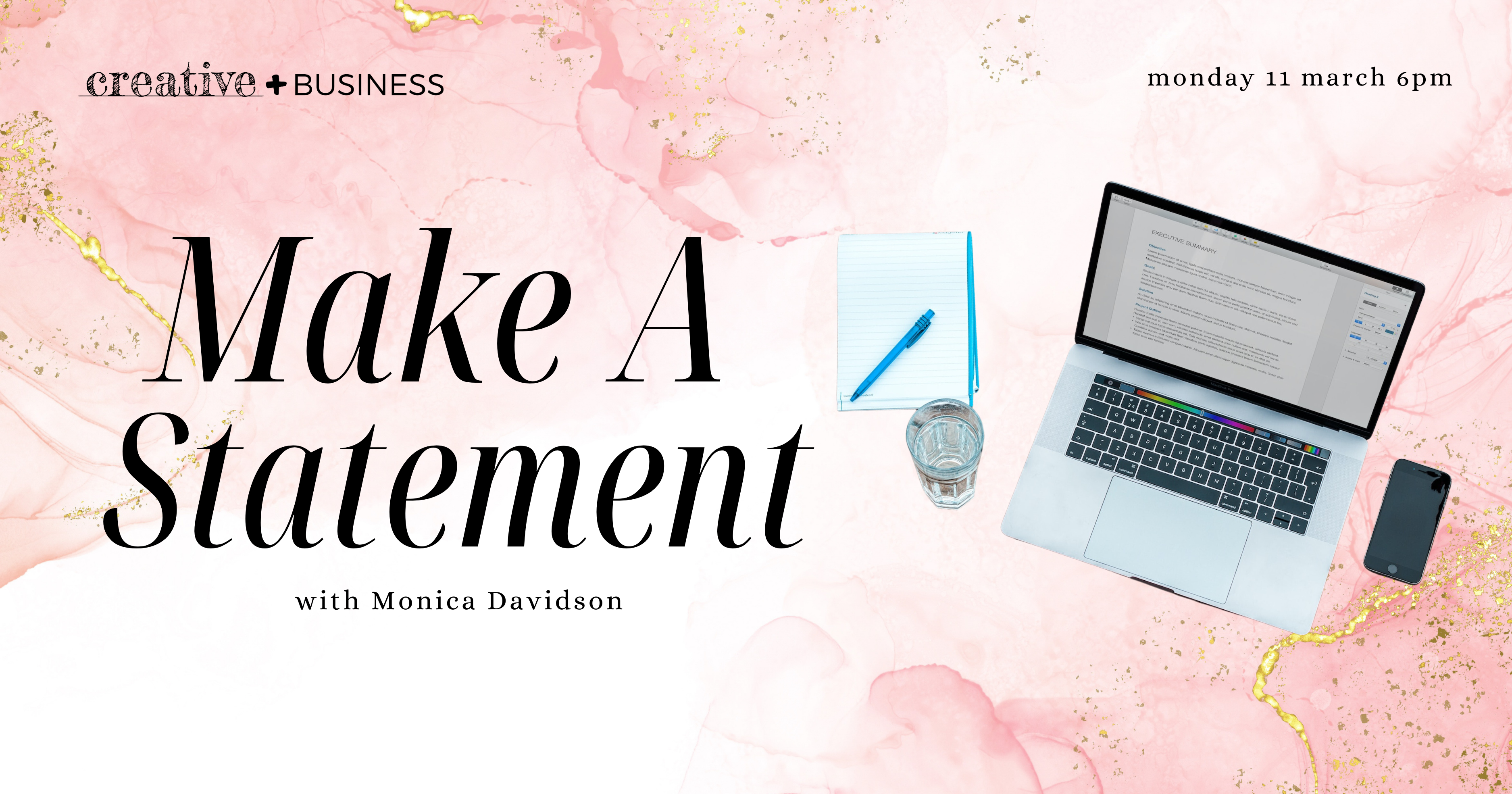 WEBINAR: Make a Statement event cover photo