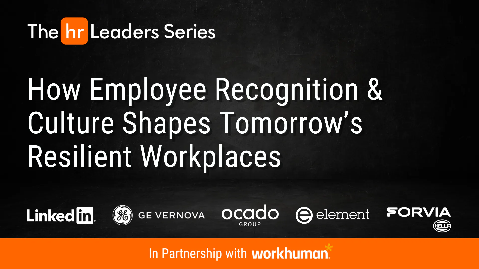 How Employee Recognition & Culture Shapes Tomorrow’s Resilient Workplaces event cover photo