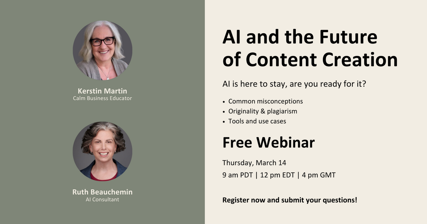 AI and the Future of Content Creation event cover photo