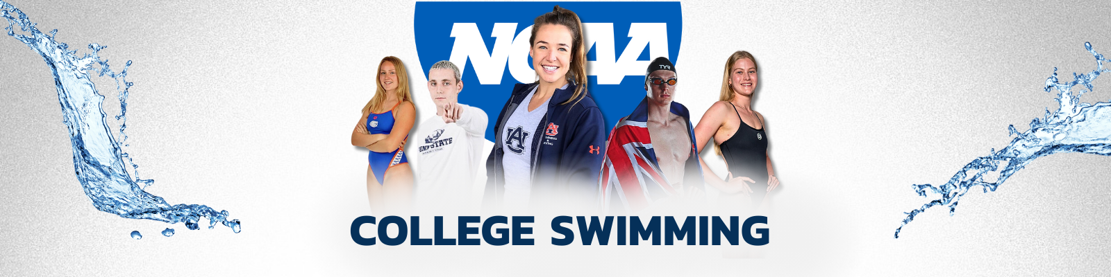 Inside college swimming event cover photo
