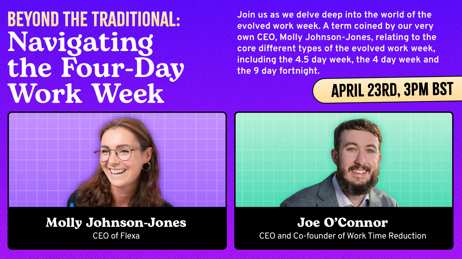 Beyond the Traditional: Navigating the Four-Day Work Week event cover photo