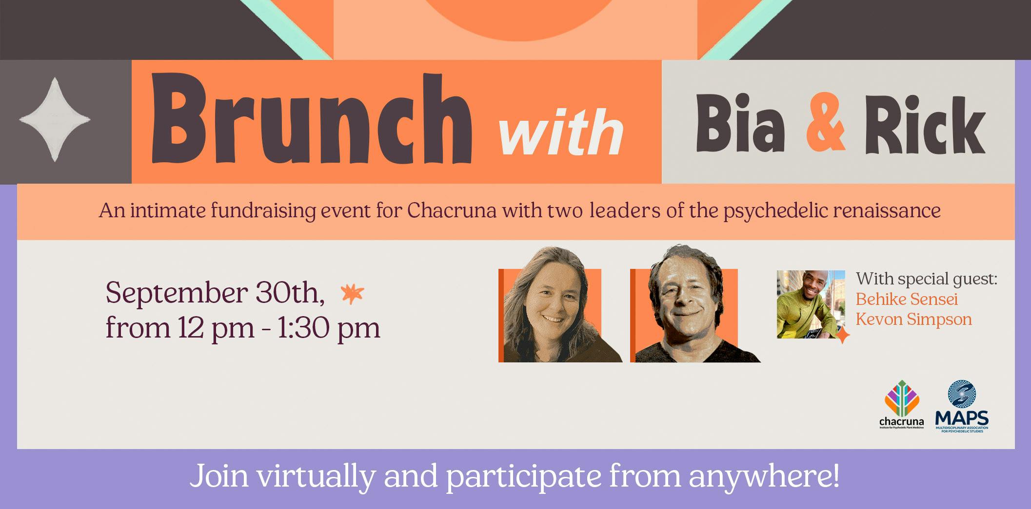 Brunch with Bia and Rick - Virtual Fundraising Event event cover photo