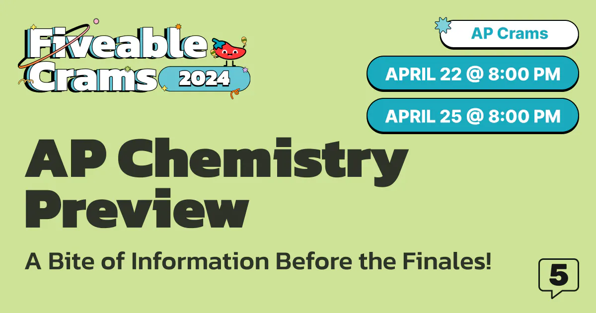 AP Chemistry Previews event cover photo