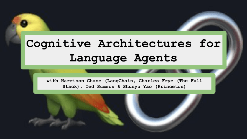 Cognitive Architectures for Language Agents crowdcast